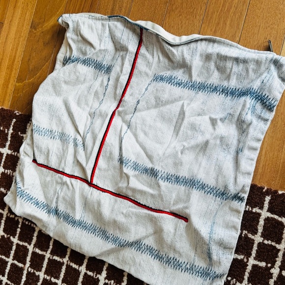 THAILAND Hand-Woven Hemp Hmong Pillow Tribal Hemp recycled Textiles Batik - Picture 3 of 5